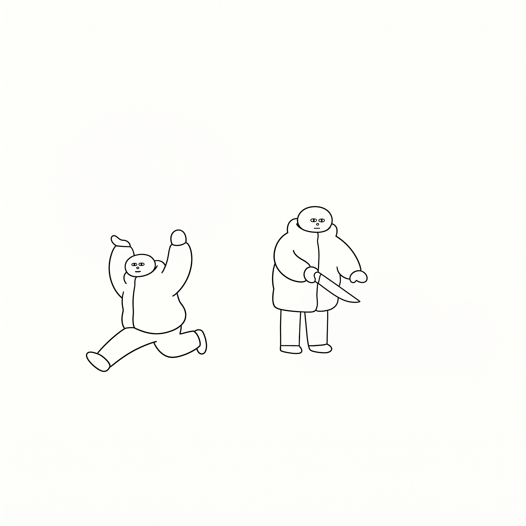 切月饼的小人，不要月饼 - 图片创意预览