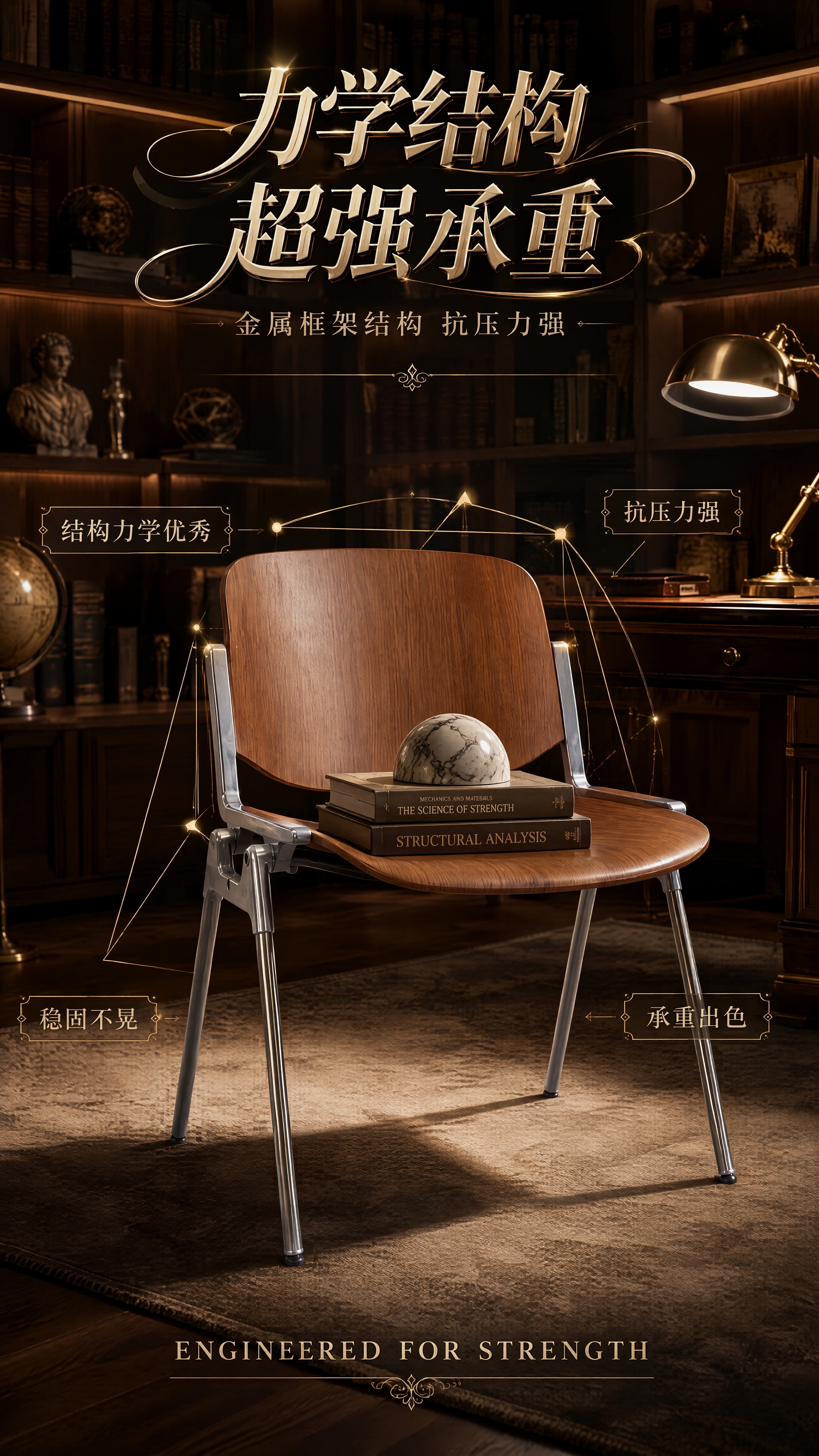 [第5张] 结构力学-金属框架结构力学表现优秀，抗压力强。本张… - 图片创意预览