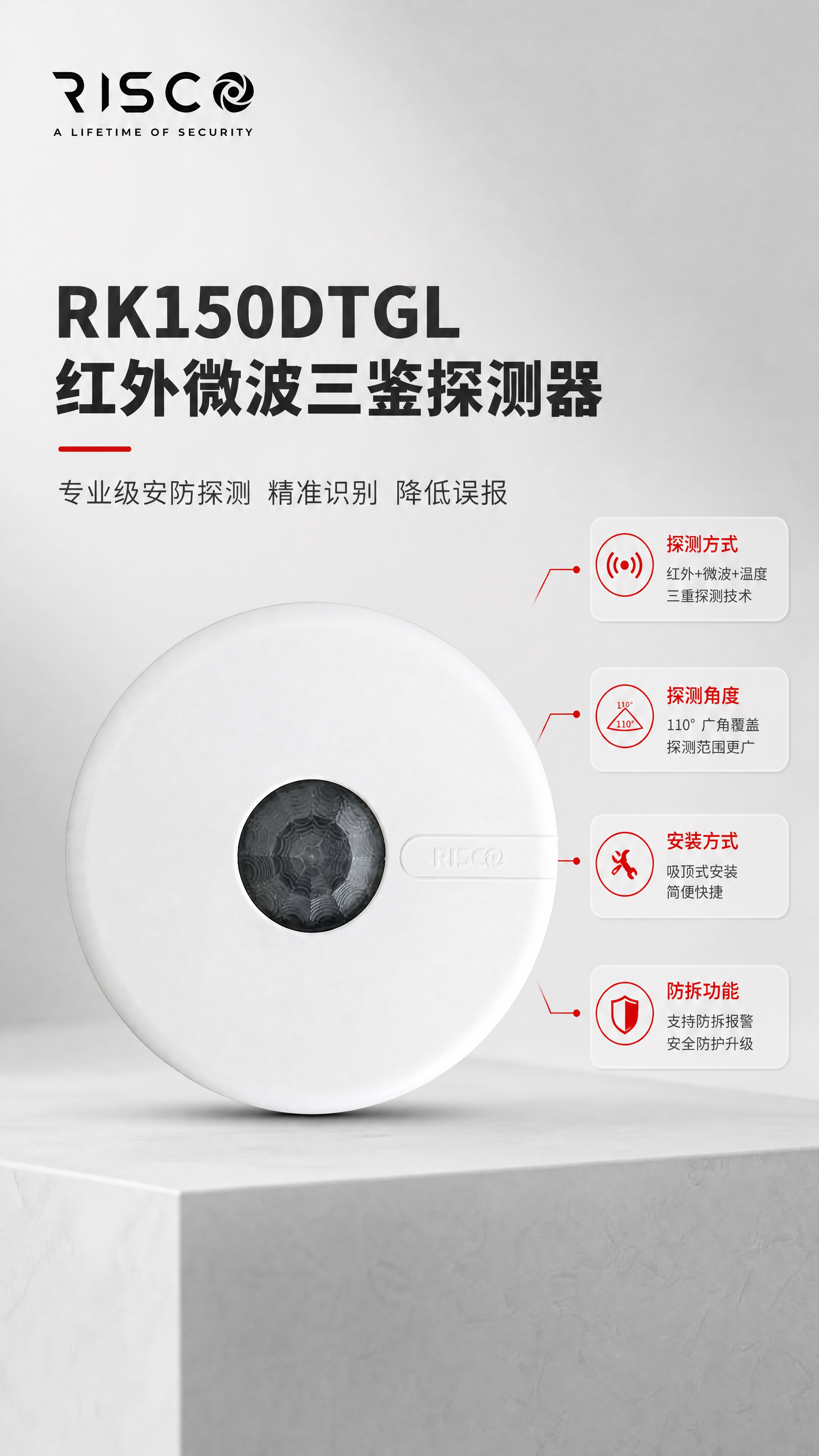 [商品] 使用【图1】RK150DTGL 红外微波三鉴探测器吸… - 图片创意预览