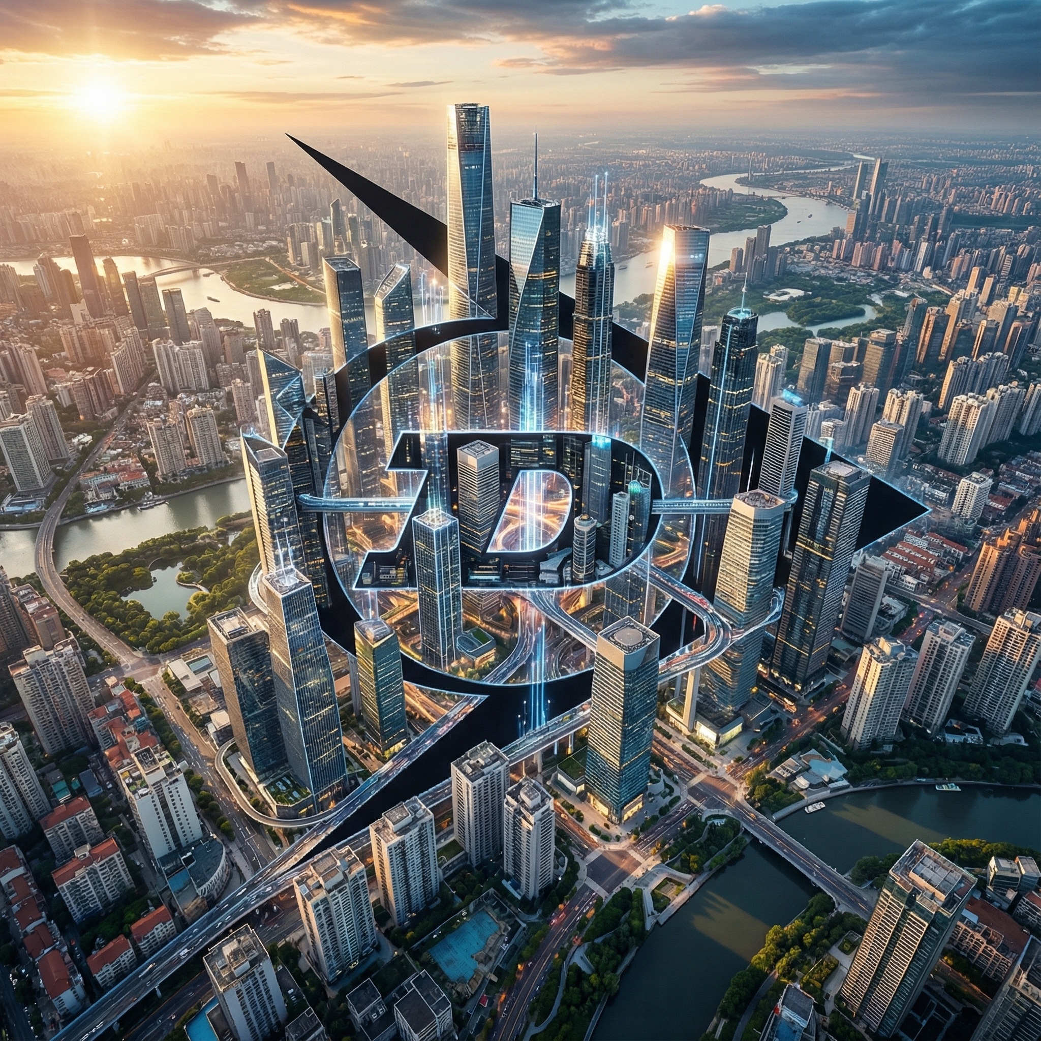 图片中的 logo，保持logo轮廓结构不变，采用超写实的风格… - 图片创意预览