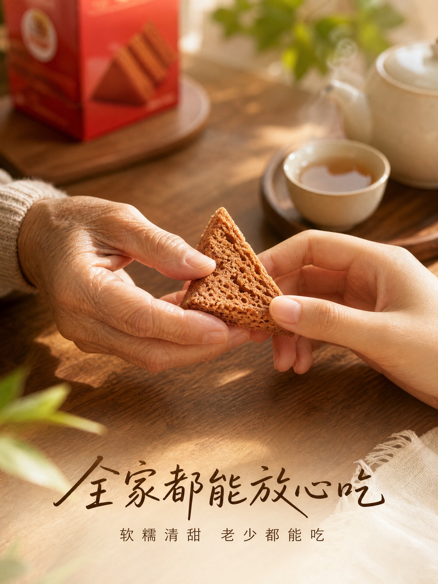电商商品营销海报，9:16竖版，暖色调温情生活摄影，氛围柔软、… - 图片创意预览