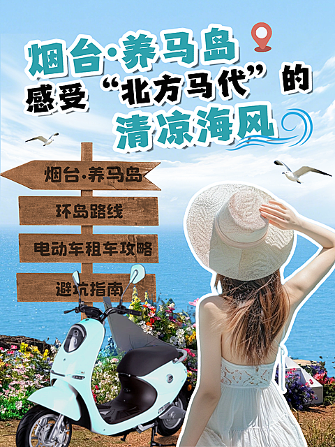 烟台养马岛旅游攻略小红书封面