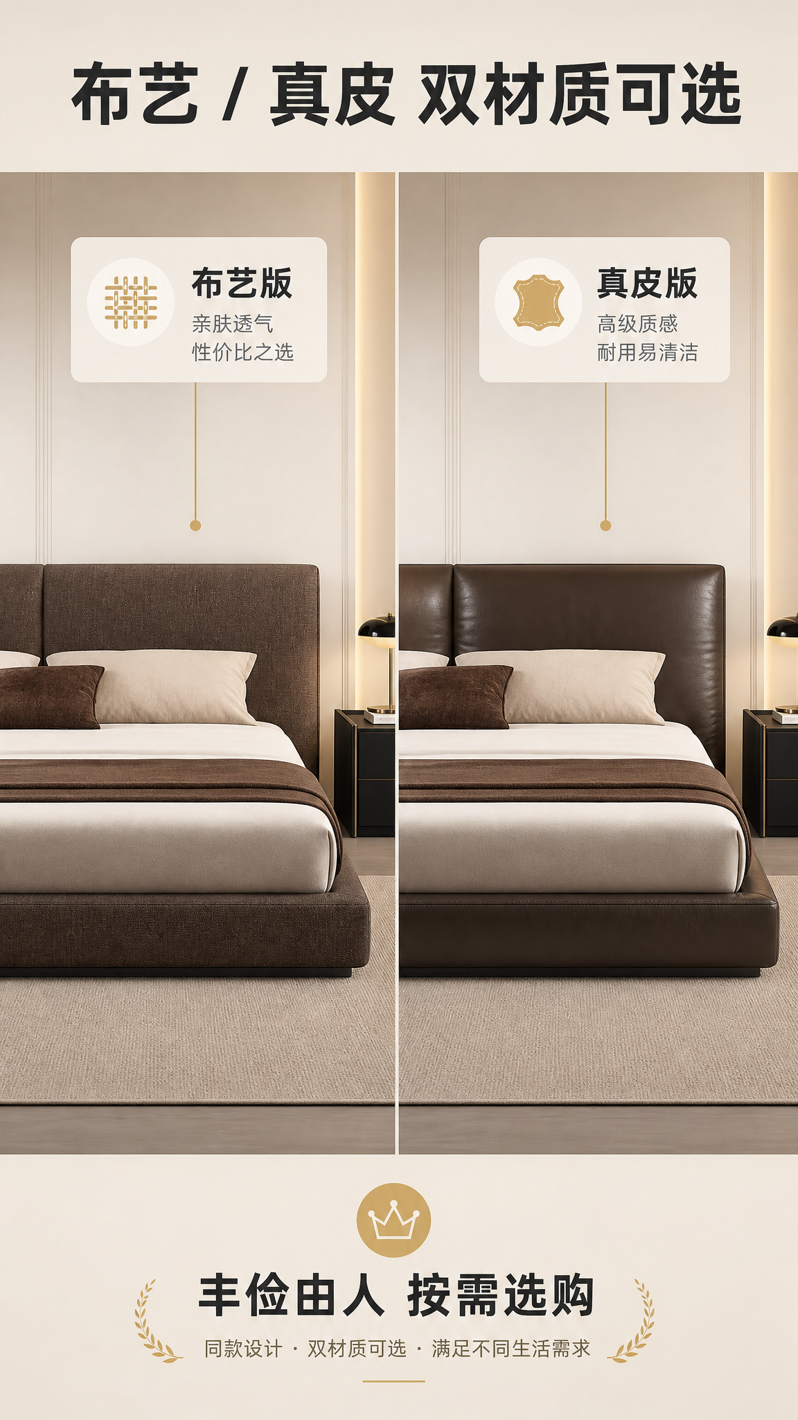 [商品] 使用【图1】现代简约高饱满软包齐边床；保留床头高饱满… - 图片创意预览