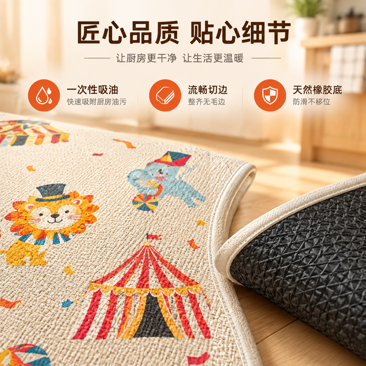 [主图-2] 卖点信息与材质细节展示 [统一基调] 温馨居家生… - 图片创意预览