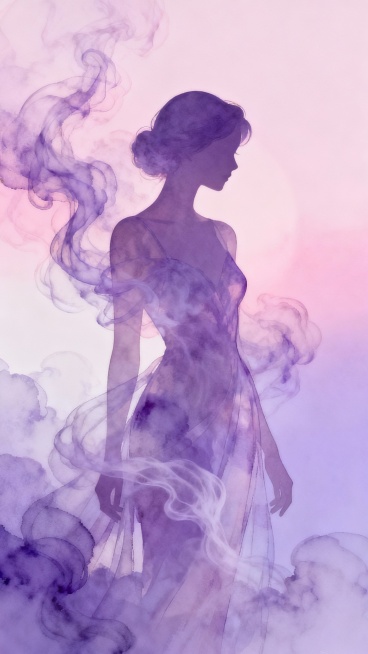 性感人物系列朦胧感人物剪影预览效果