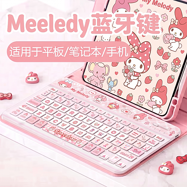 平板壁纸改为美乐蒂主题，“ Kitty”改成“Meeledy”,原比例
