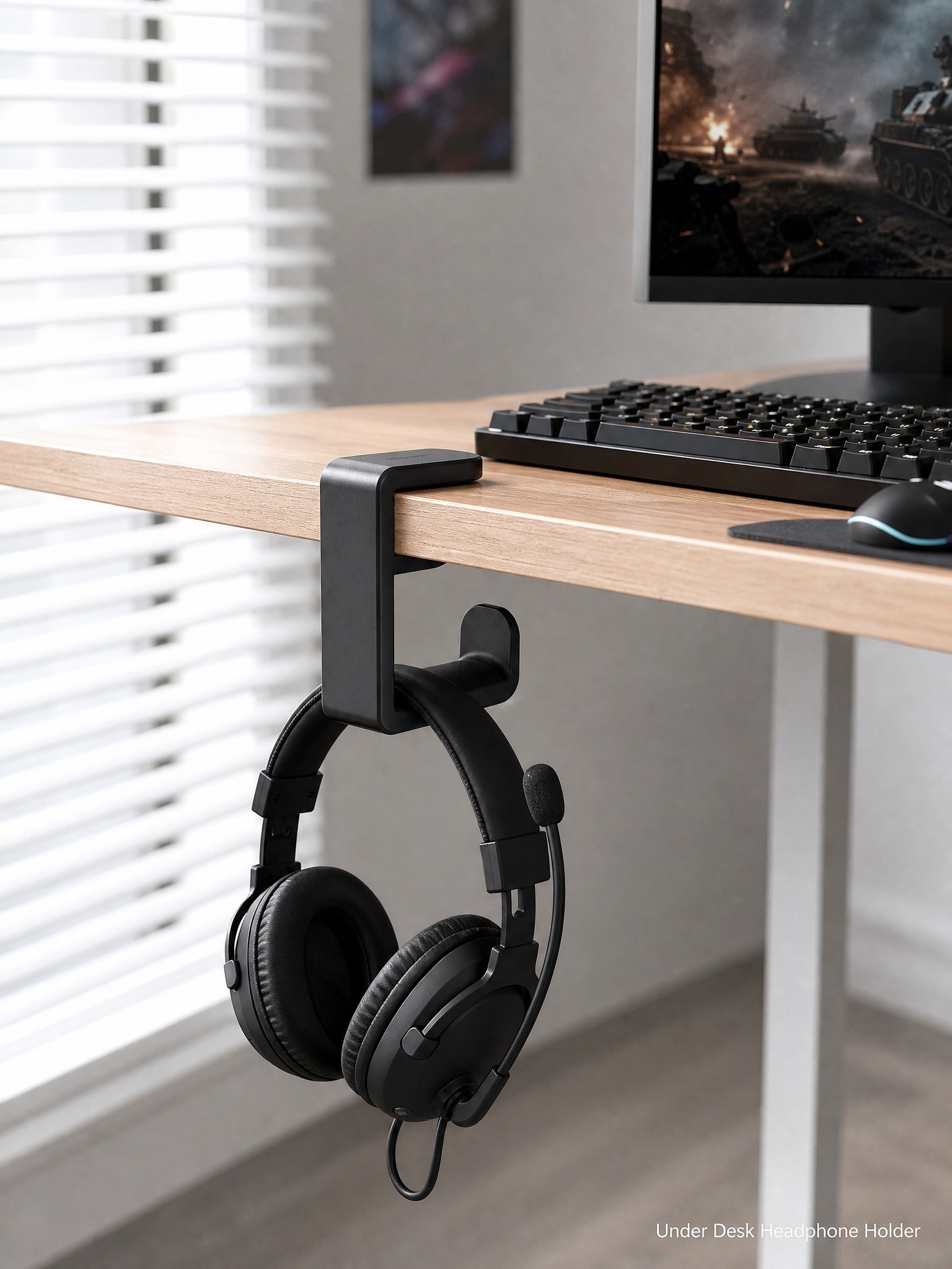 [主图-4] Gaming Headphone Hook Ha… - 图片创意预览