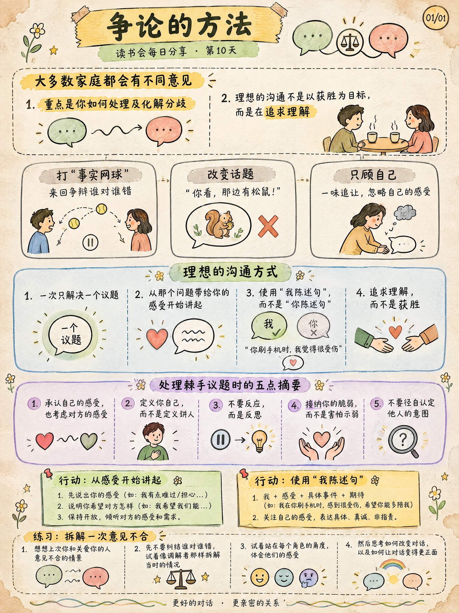 手绘涂鸦笔记(Sketchnote)风格，经典手账风，3:4竖… - 图片创意预览