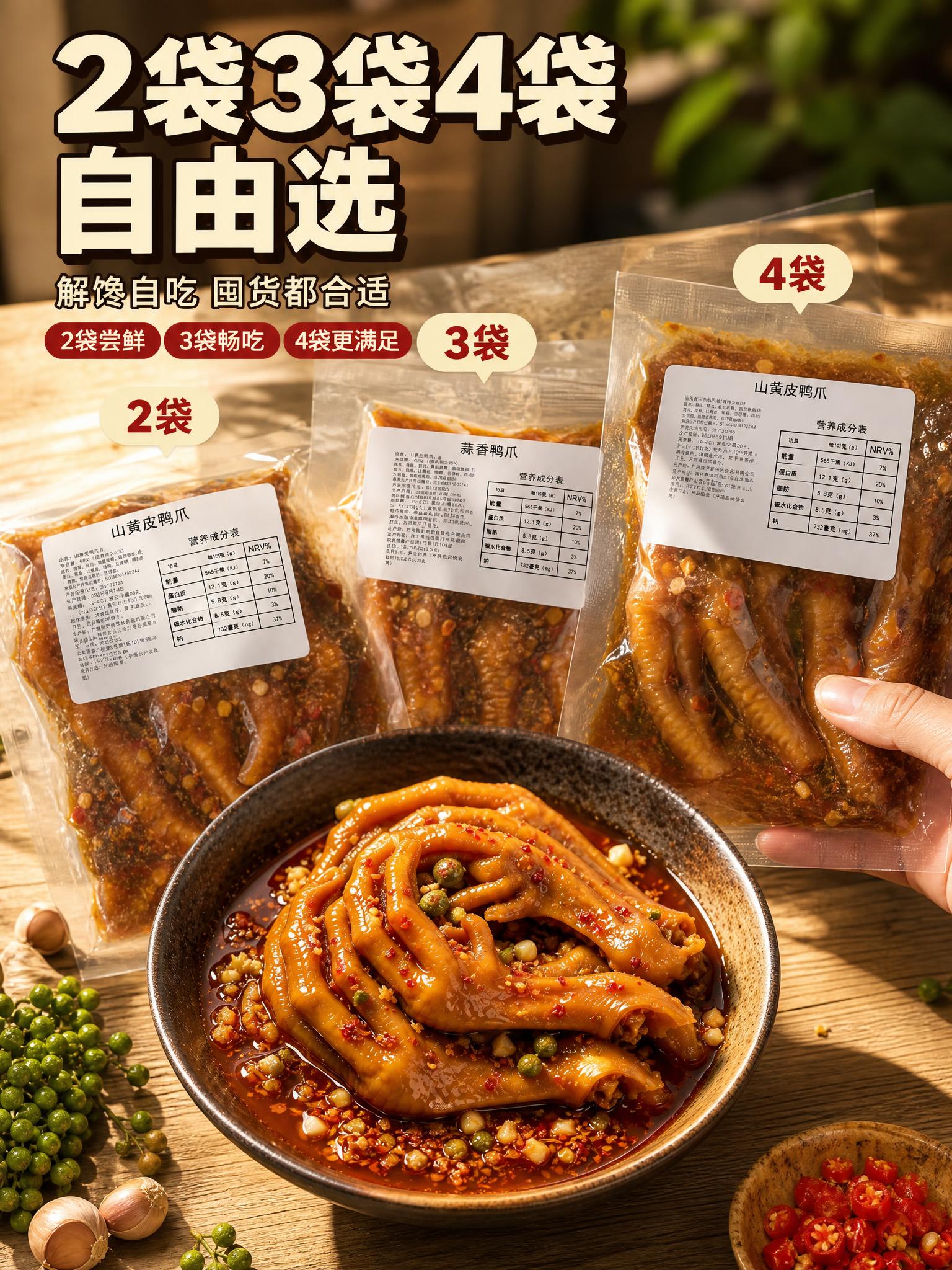 [主图-3] 主题：2袋3袋4袋自由选 套餐规格清晰展示，让用… - 图片创意预览