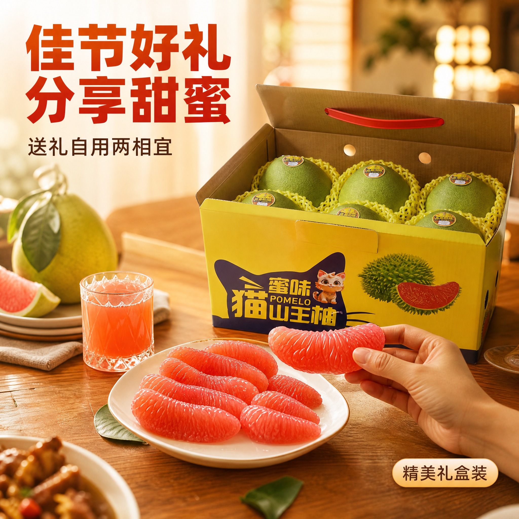 [主图-4] 场景与体验，家庭餐桌享用场景，代入感强，激发购买… - 图片创意预览