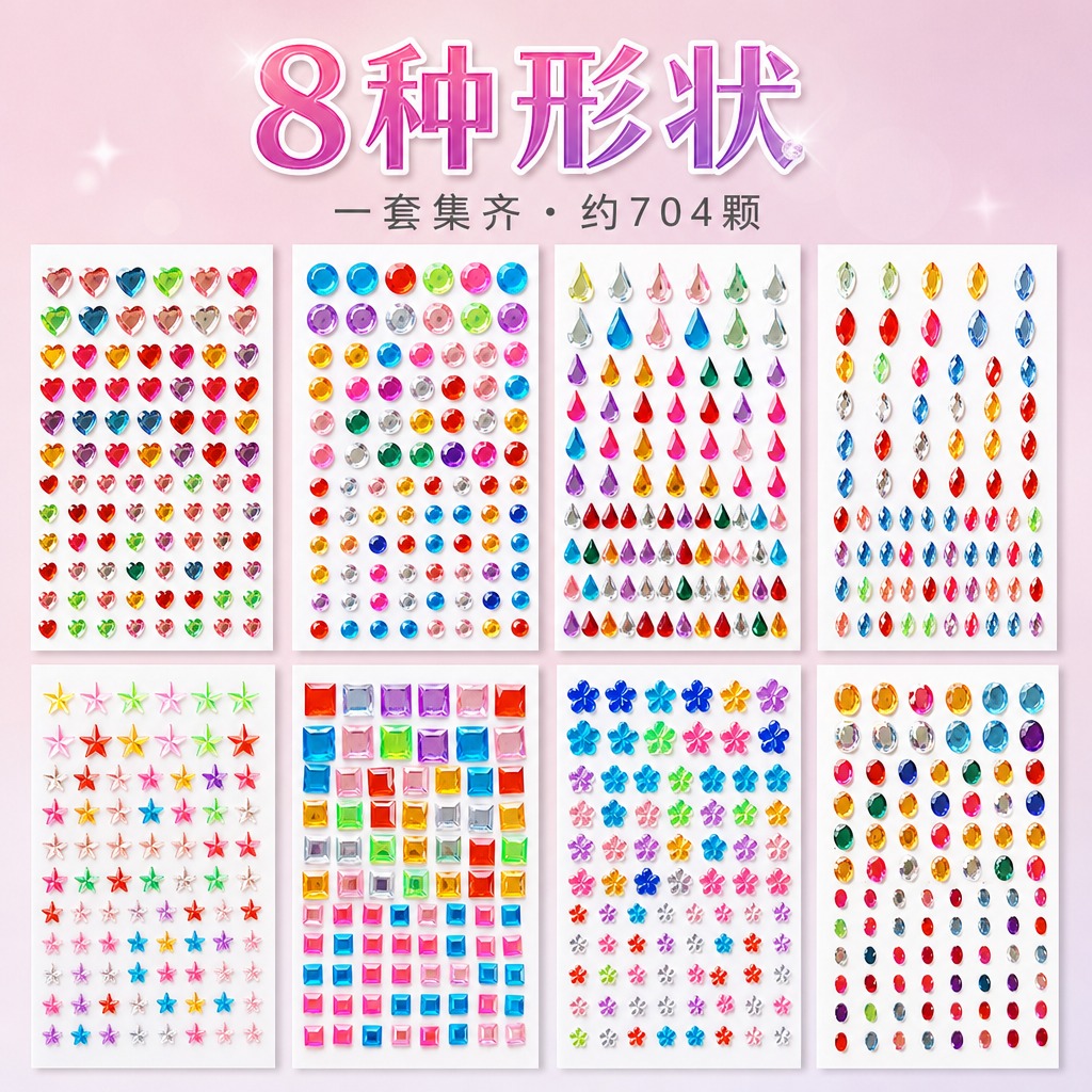 1:1正方形电商主图，马卡龙清新风结合软萌少女风，影棚级柔光布… - 图片创意预览