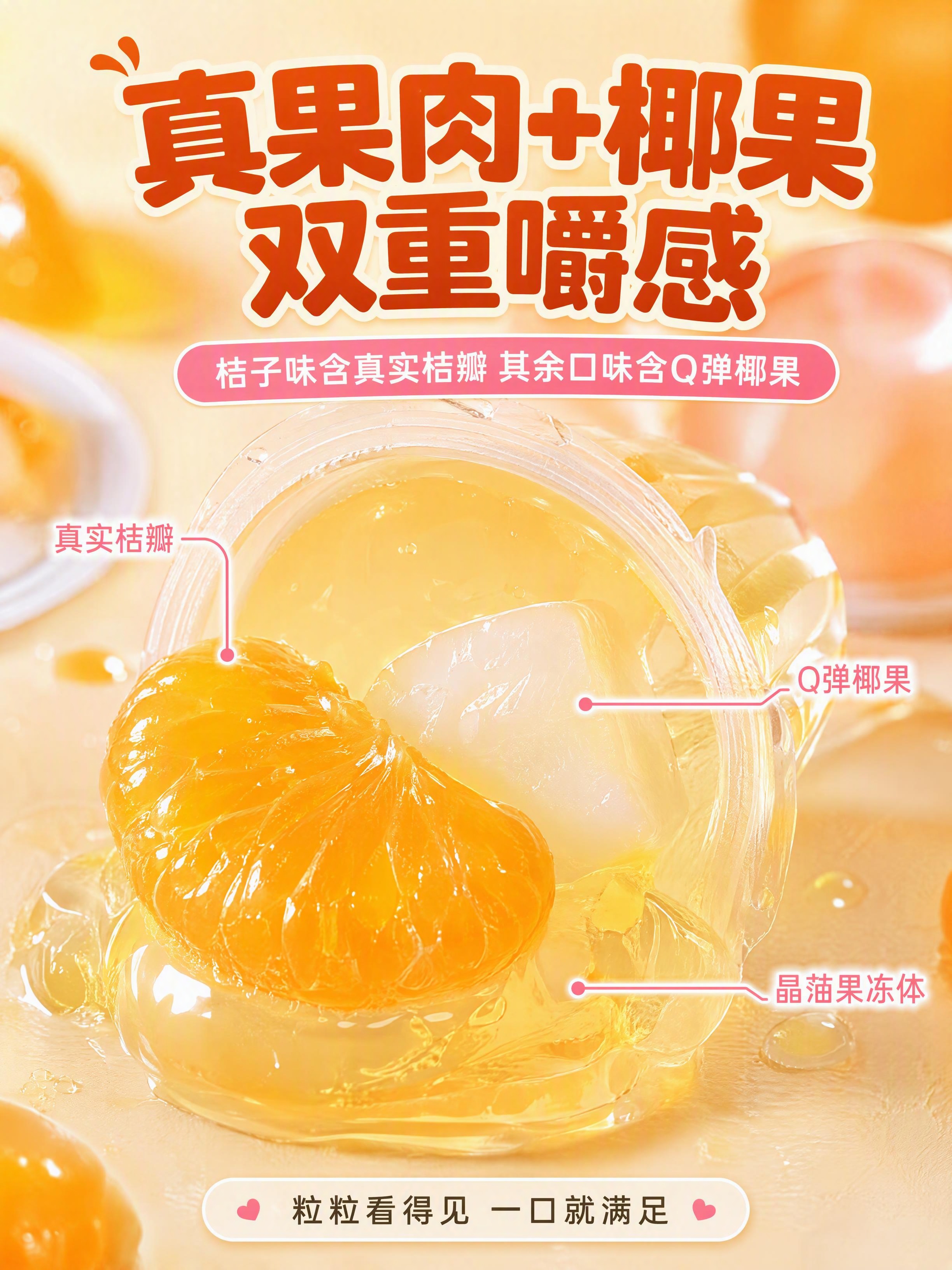 [商品] 使用【图1】桔子味果冻（含一瓣桔子果肉）、【图10】… - 图片创意预览
