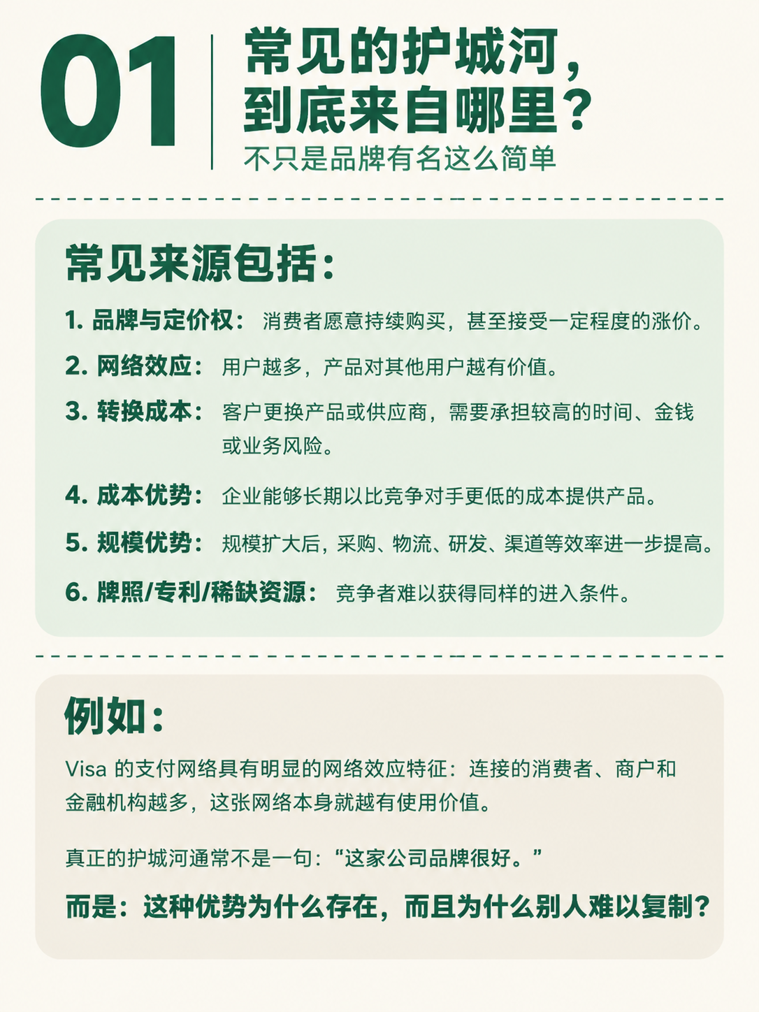 小红书知识页，极简整洁风格，米白色背景，墨绿色主文字，浅绿/浅… - 图片创意预览