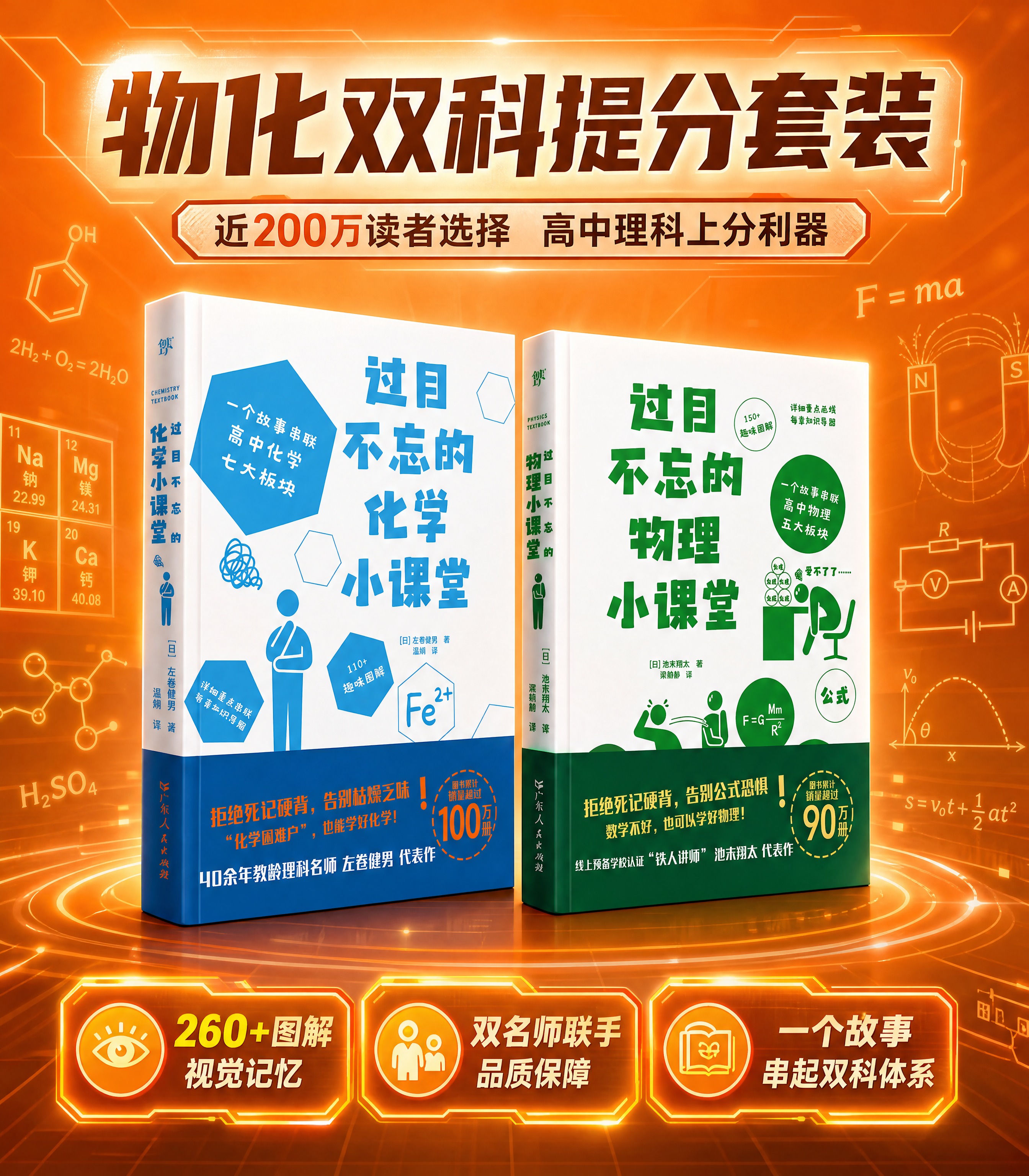 [商品] 使用【图1】化学小课堂（蓝色封面）和【图2】物理小课… - 图片创意预览