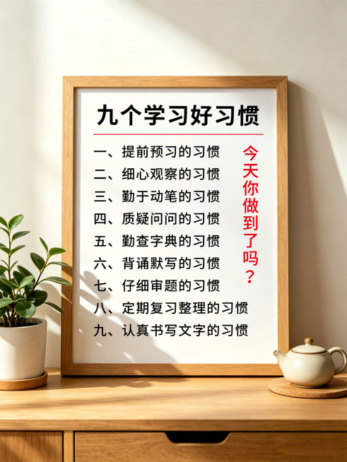 学习成绩提高方法分享拟真实景小红书配图预览效果