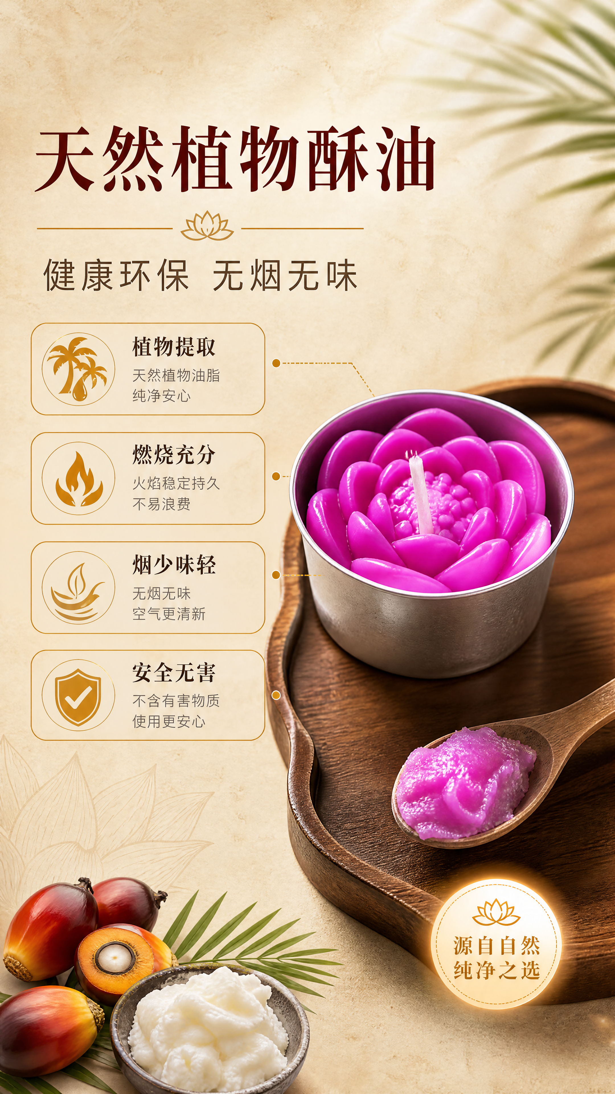 [商品] 使用【图2】单盏莲花酥油灯；保留莲花造型、紫红色酥油… - 图片创意预览