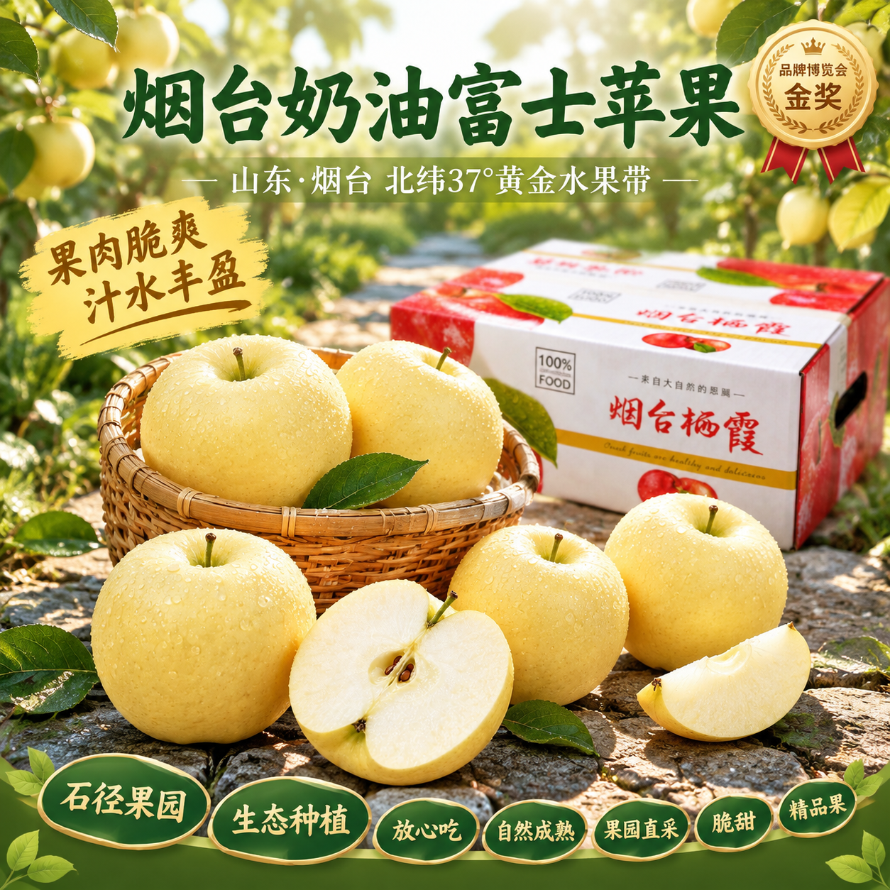 京东电商主图，800×800像素，1:1比例，食品生鲜水果类，… - 图片创意预览