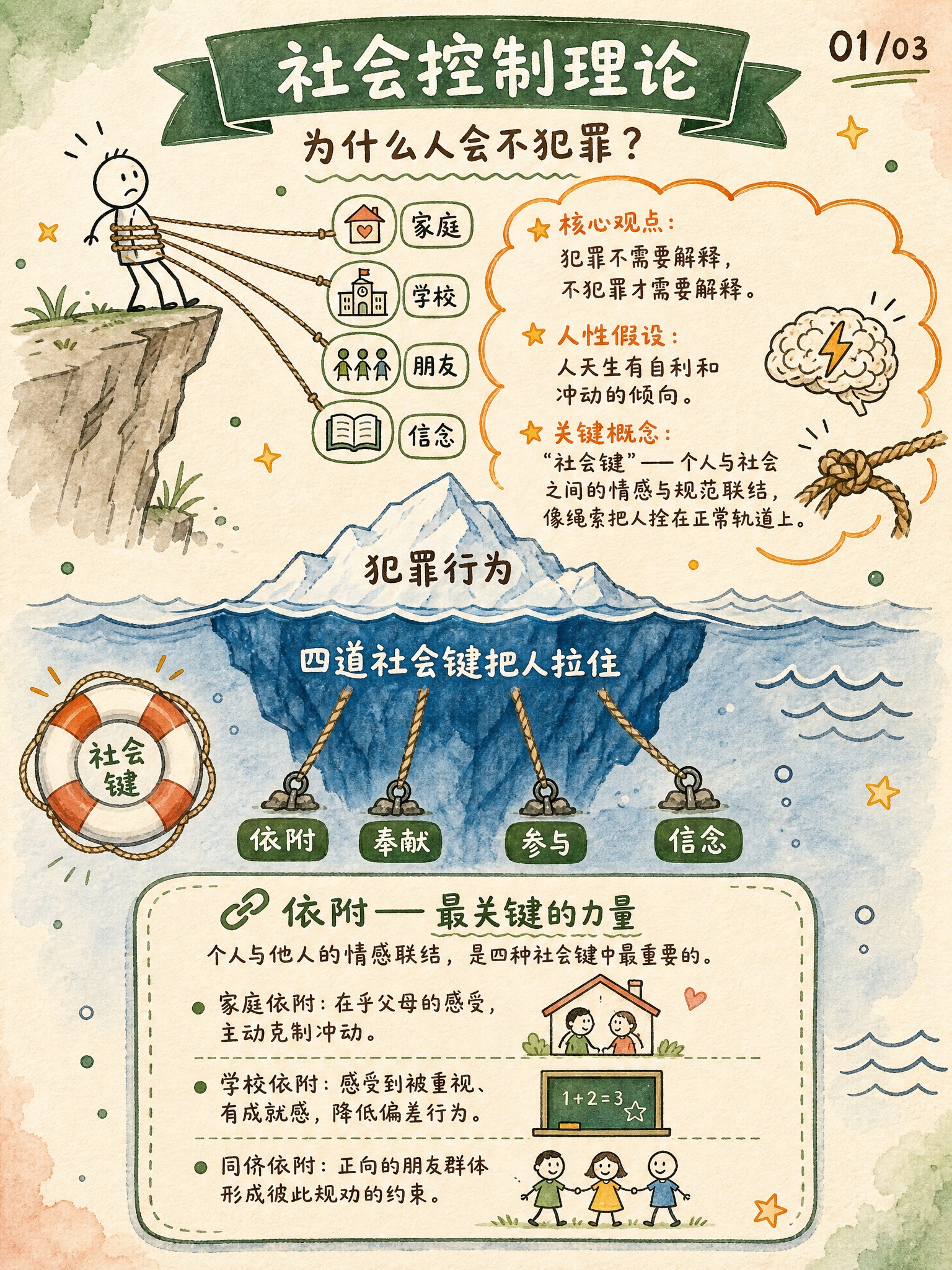 手绘涂鸦笔记(Sketchnote)风格插画，3:4竖版比例，… - 图片创意预览