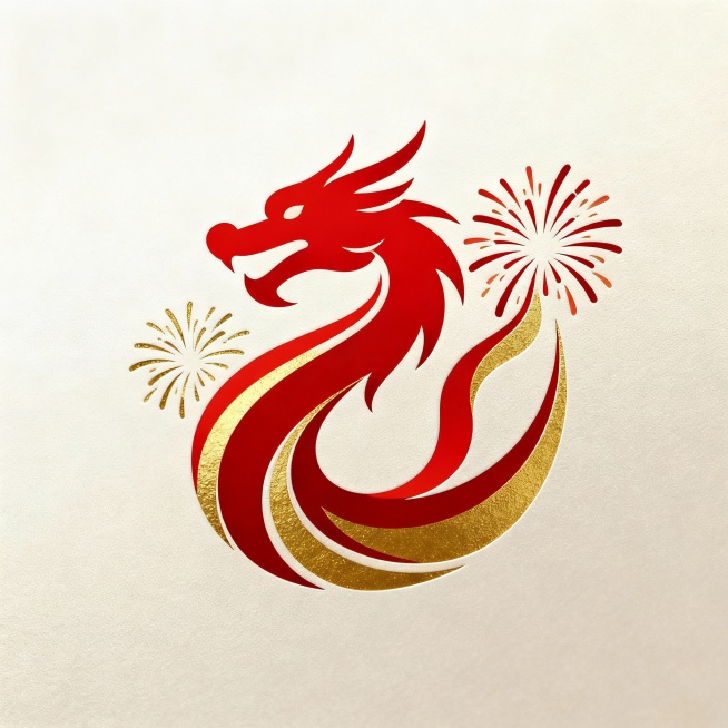 帮我设计海龙烟花LOGO预览效果