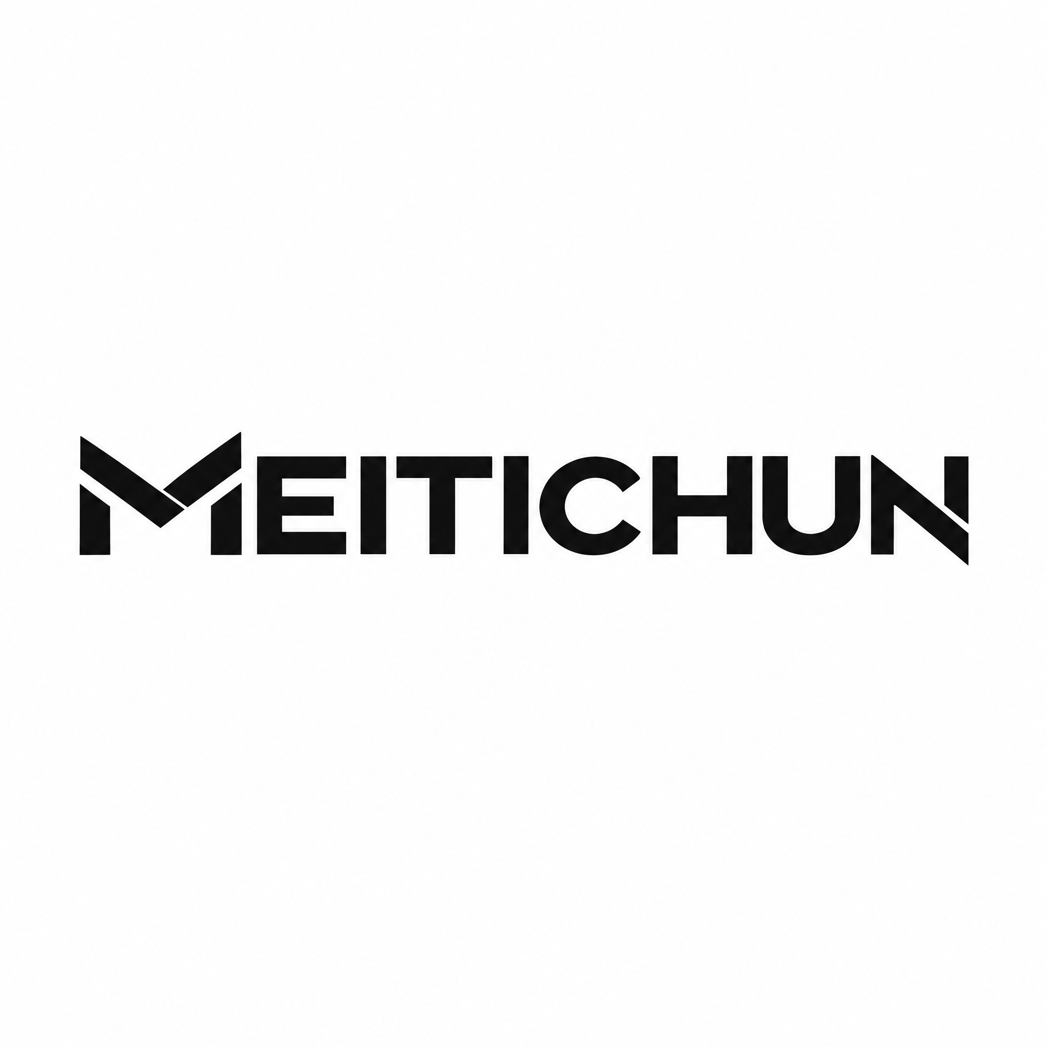 MEITICHUN 字标Logo设计，极简现代风格，年轻活力的… - 图片创意预览