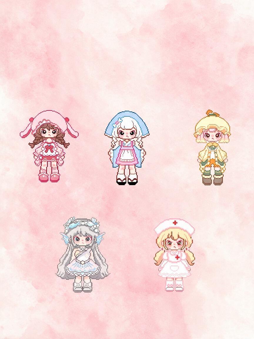 删除图片上方的"Dora"文字和星星装饰，将背景替换为柔和的淡… - 图片创意预览