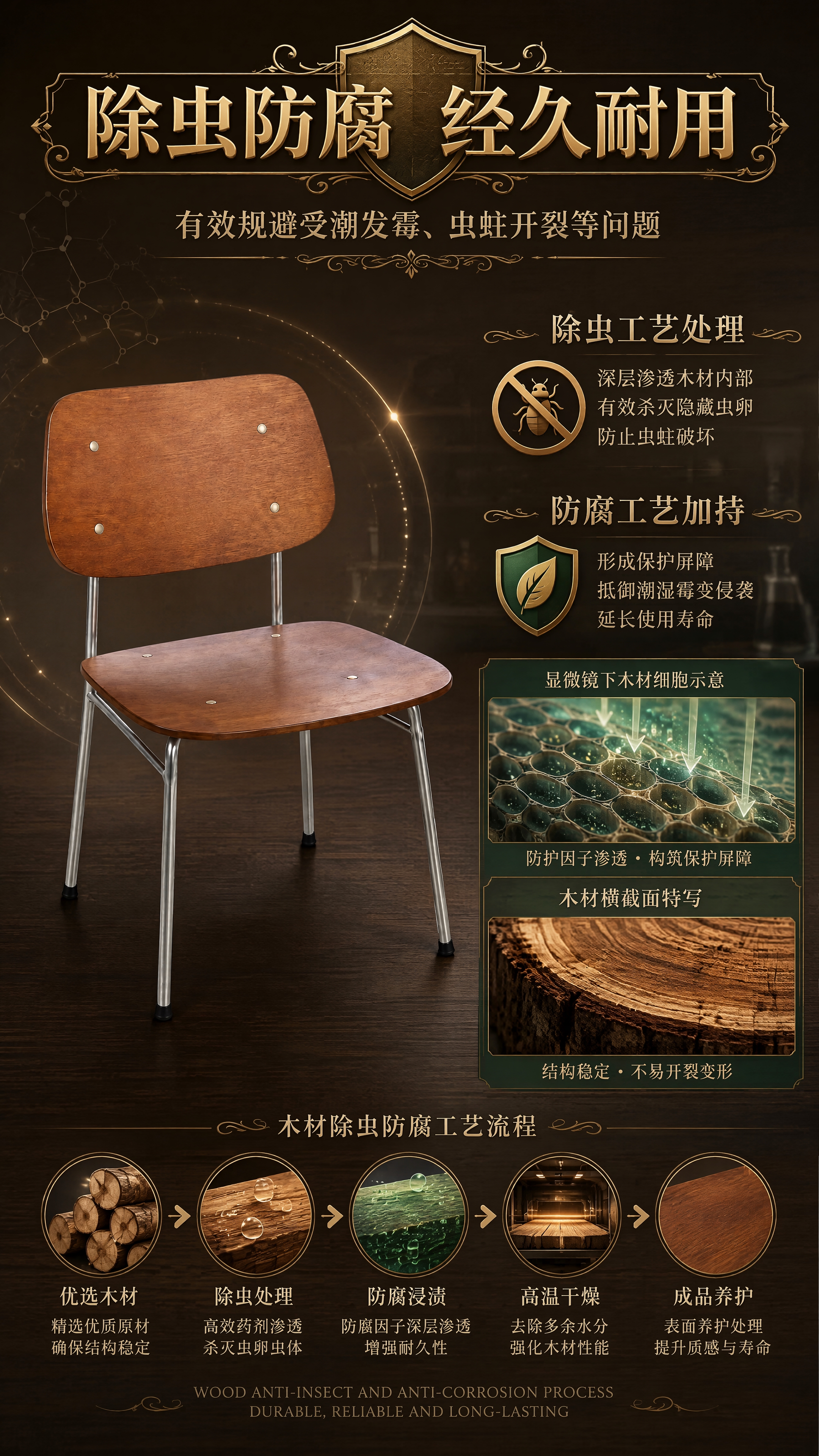 [第3张] 材质工艺页-木材除虫防腐工艺解析。本张使用【图1】… - 图片创意预览