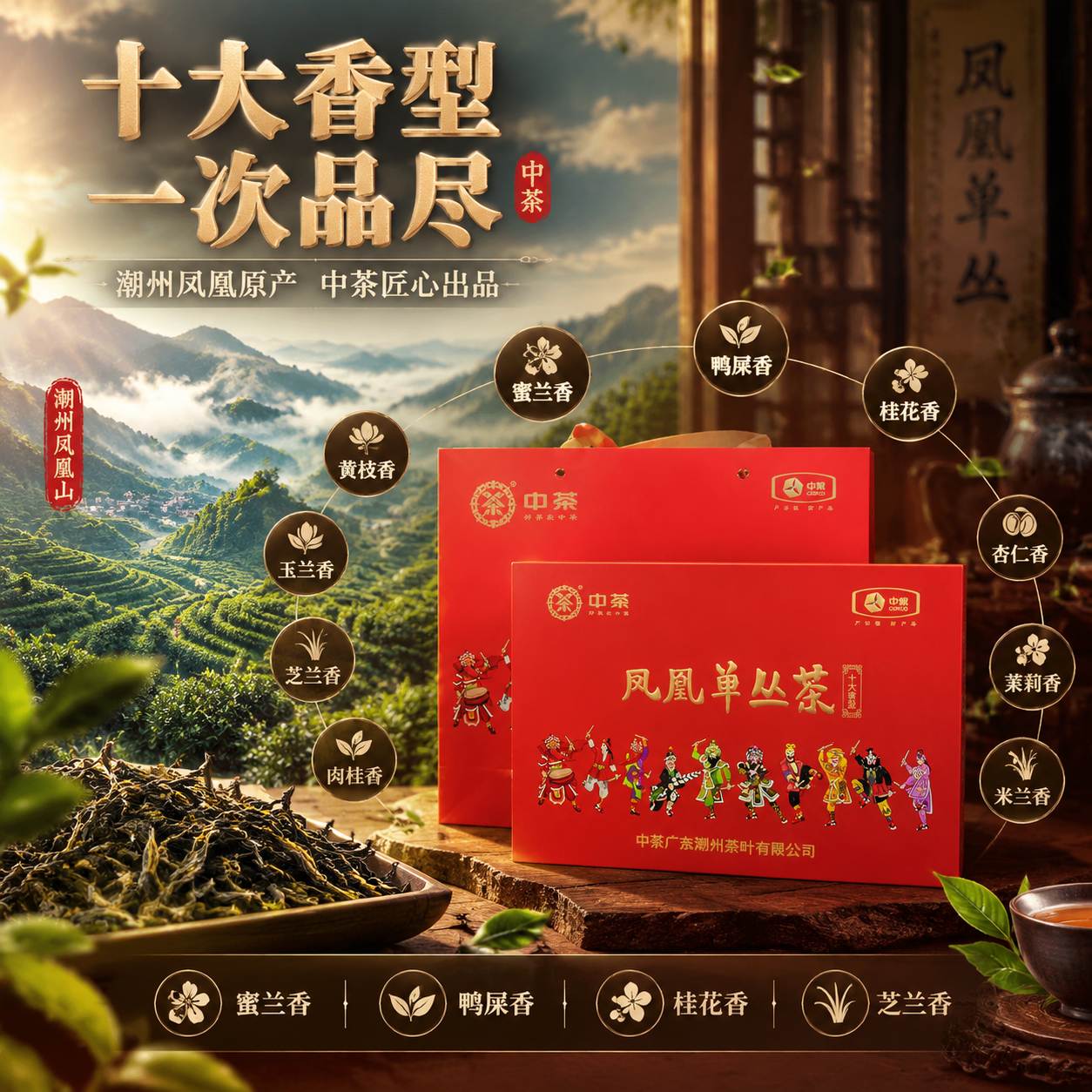 [主图-2 800x800] 核心亮点溯源：中茶凤凰单丛茶十大… - 图片创意预览