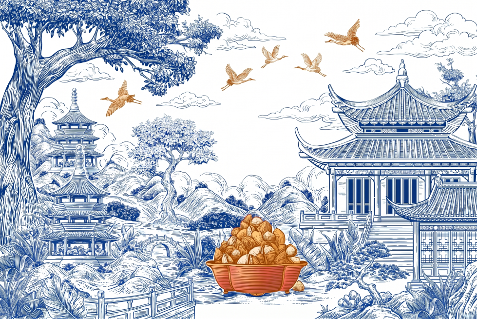 请将图中三只松鼠去掉，并将背景插画补齐预览效果