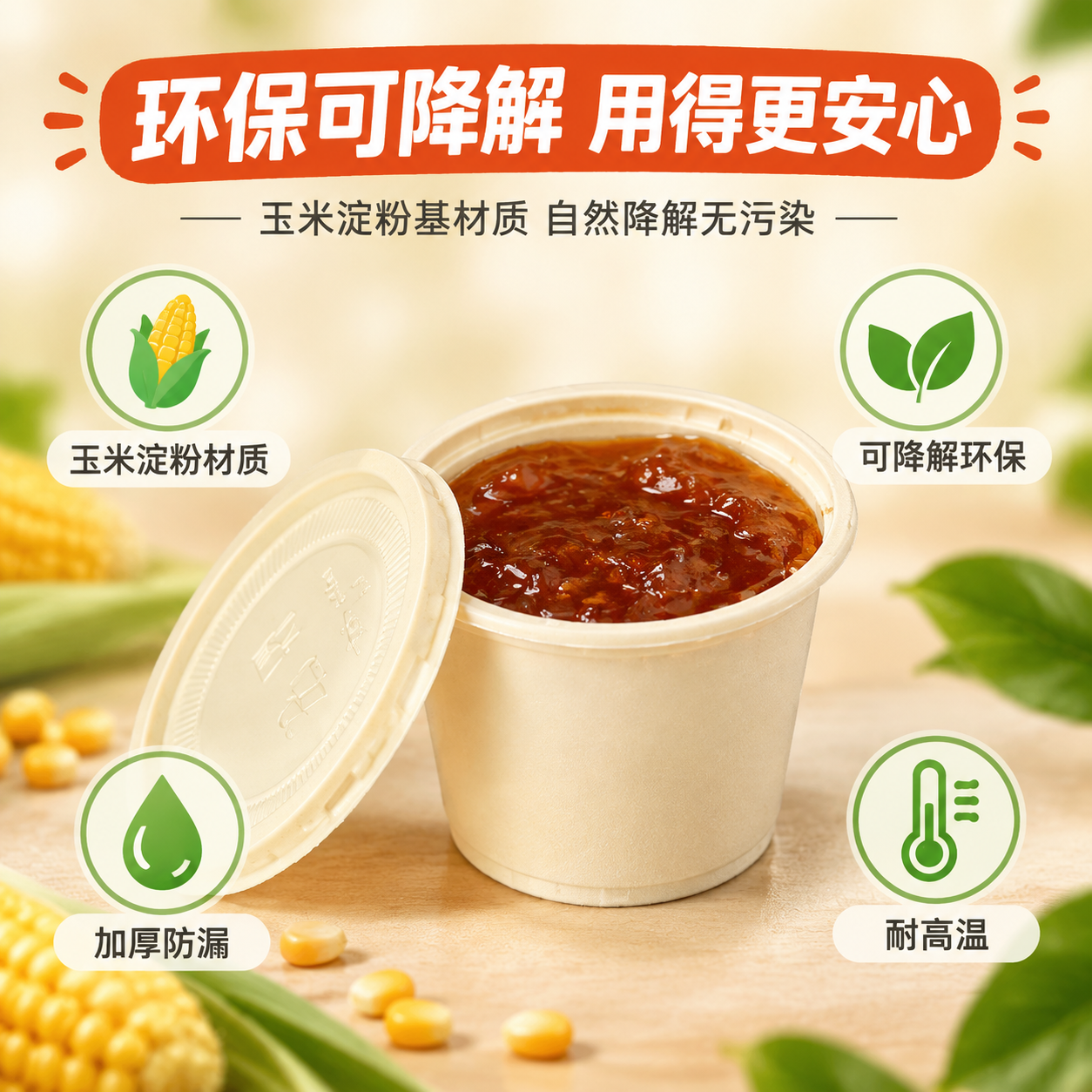 [主图-2] 核心亮点 环保可降解材质卖点 [统一基调] 淘宝… - 图片创意预览