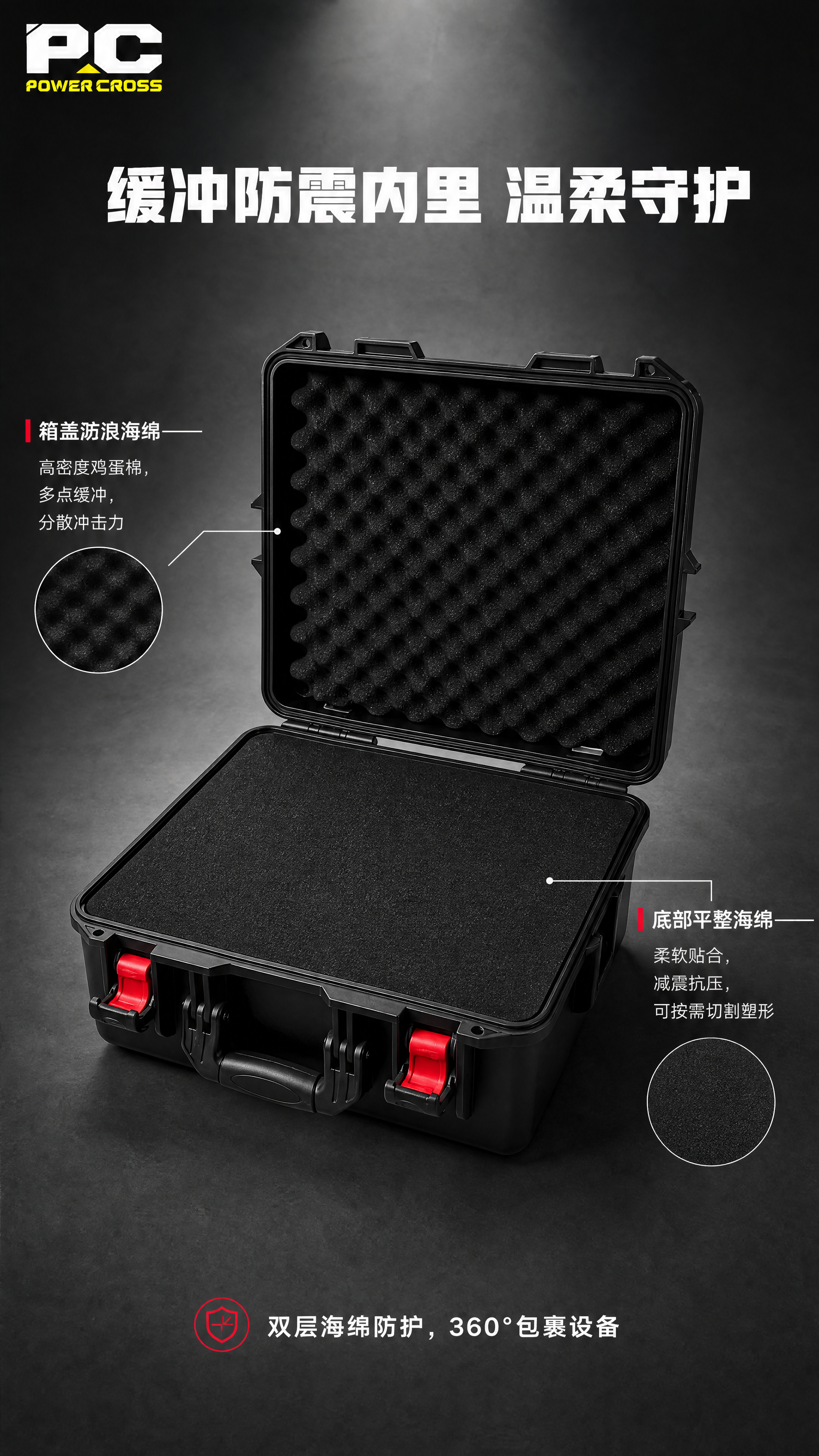 [商品] 使用【图3】手提防护箱开箱内部图；保留黑色箱体、箱盖… - 图片创意预览