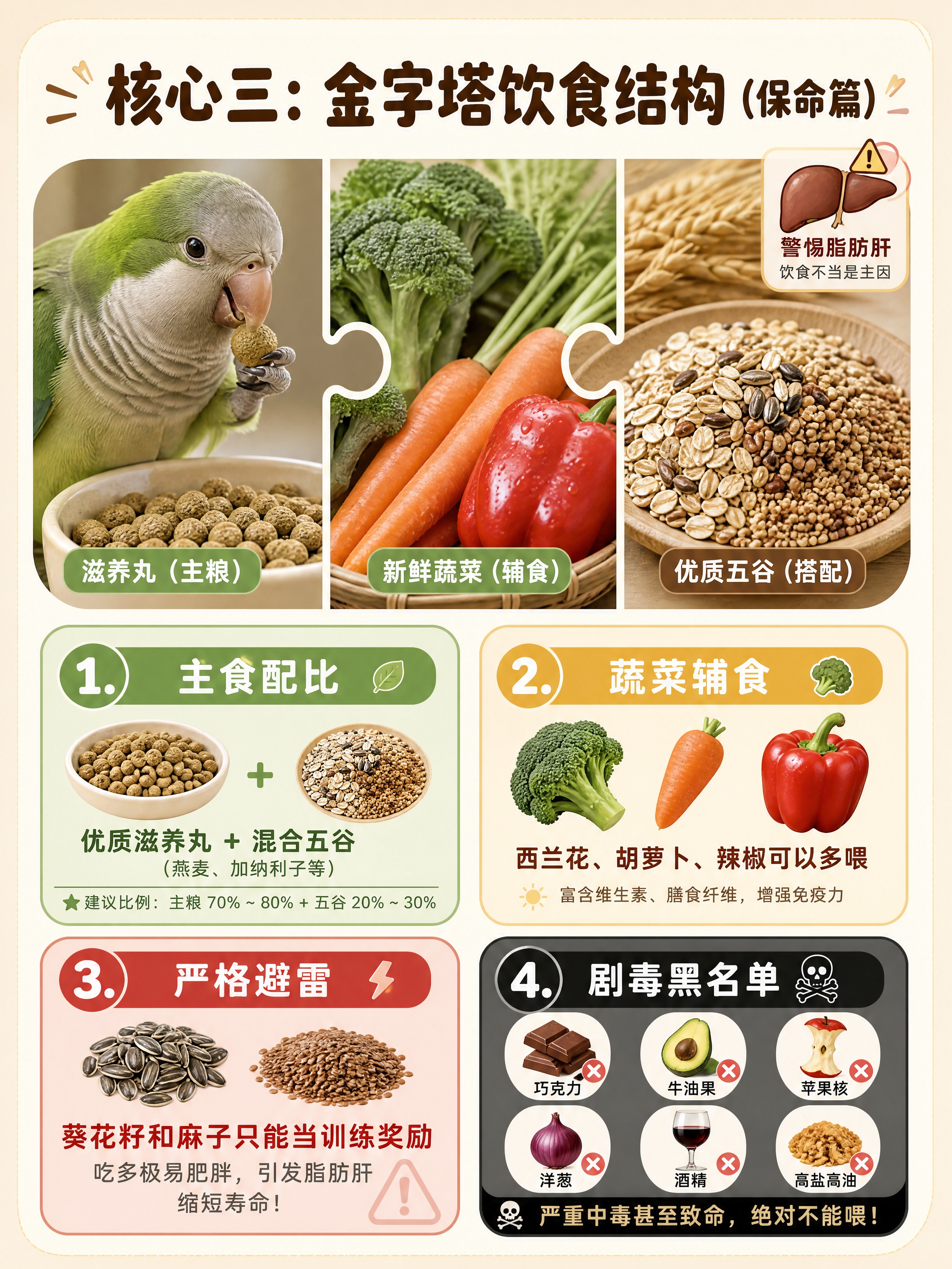 小红书科普图文内页，温暖治愈，米白浅棕底色，圆角卡片分区，干货… - 图片创意预览