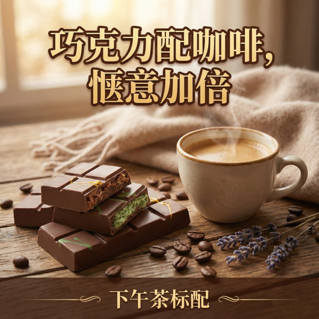 这张图片是产品主体这款产品是迪拜巧克力， 产品克重分别是45克和25克，口味有榛子味和开心果味    我需要设计20张主图在拼多多上面售卖 主图场景布局能用到的多场景元素布局显得高级一些      场预览效果
