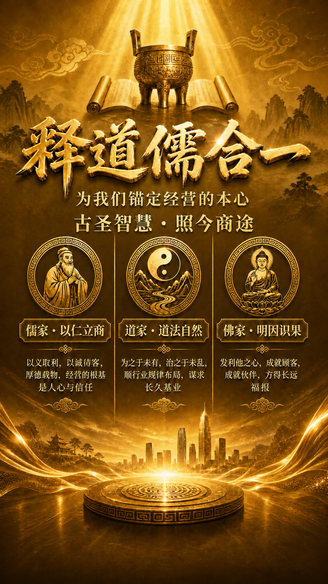 基于原图修改，去掉画面四周所有金色边框线条和四个角落的回纹角花… - 图片创意预览