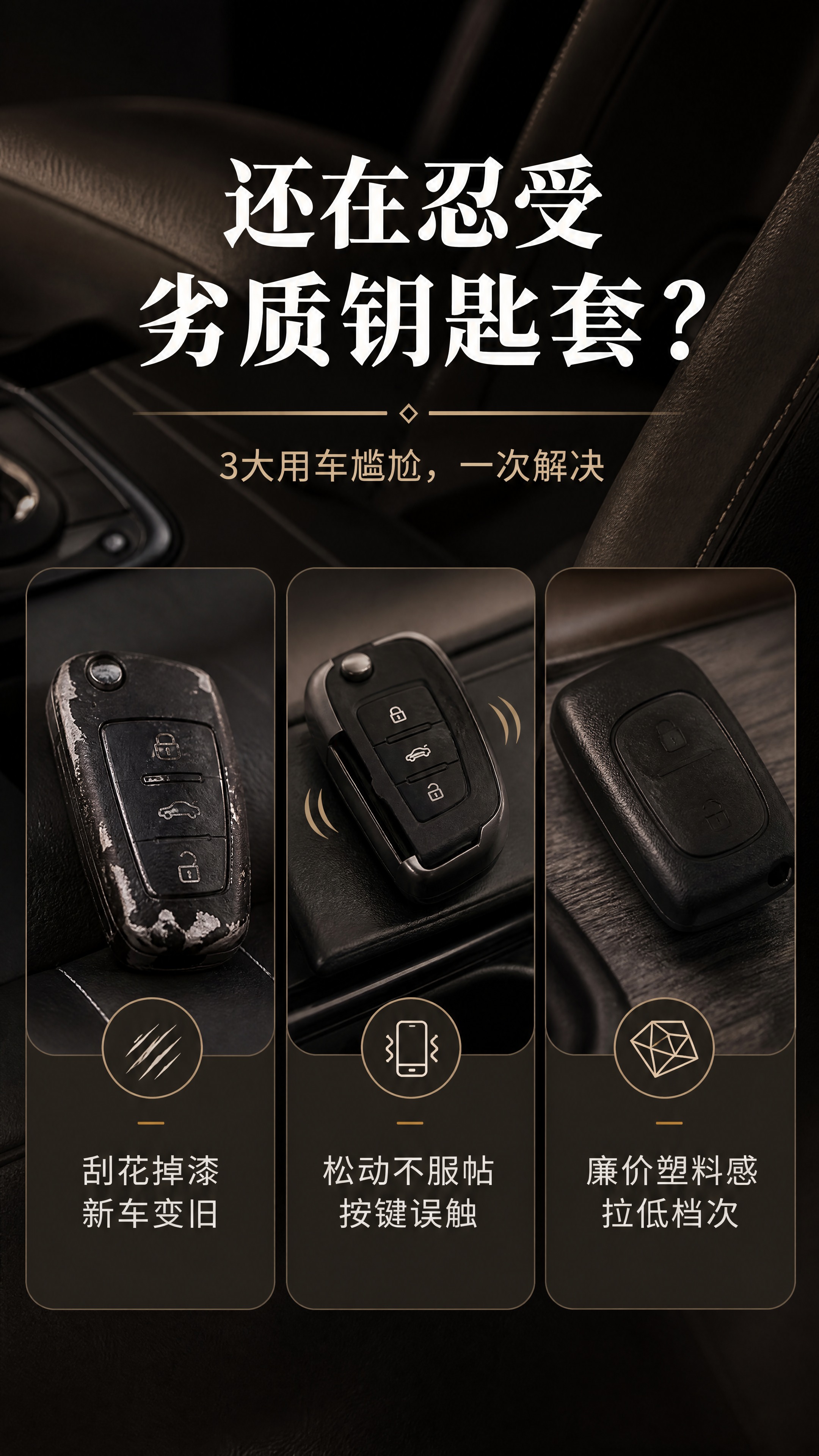 [商品] 本页为痛点直击页，无需使用产品图。 [画面] 目标为… - 图片创意预览