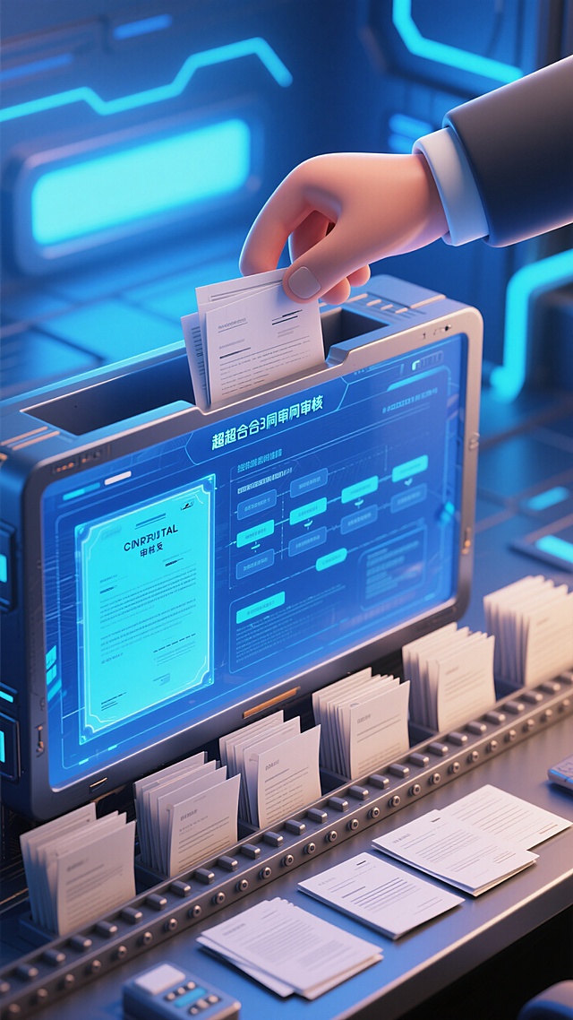 AI合同审核场景，去除复杂手动审核，智能审核上线