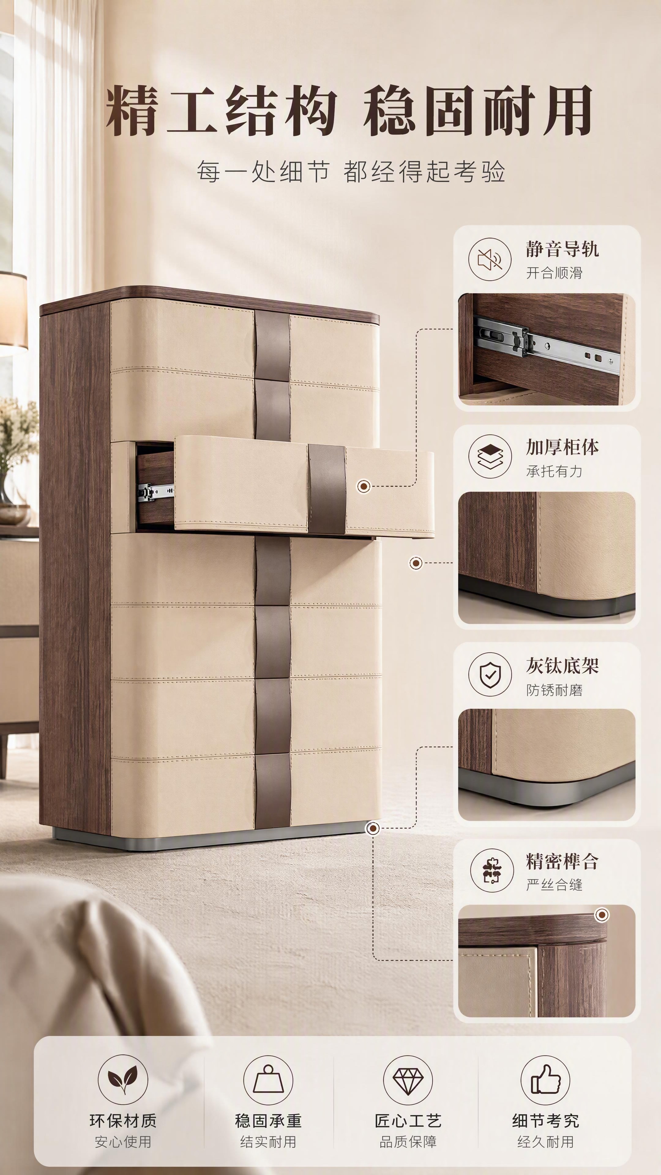 [商品] 使用【图1】五斗柜款式；保留抽屉结构、柜体框架、底架… - 图片创意预览
