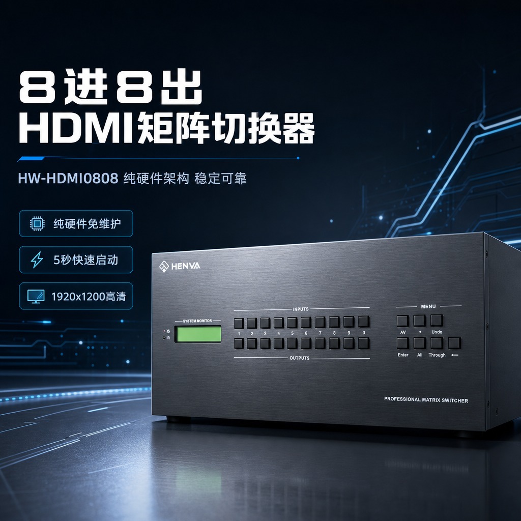 [商品] 使用【图1】HENVA HW-HDMI0808 HD… - 图片创意预览