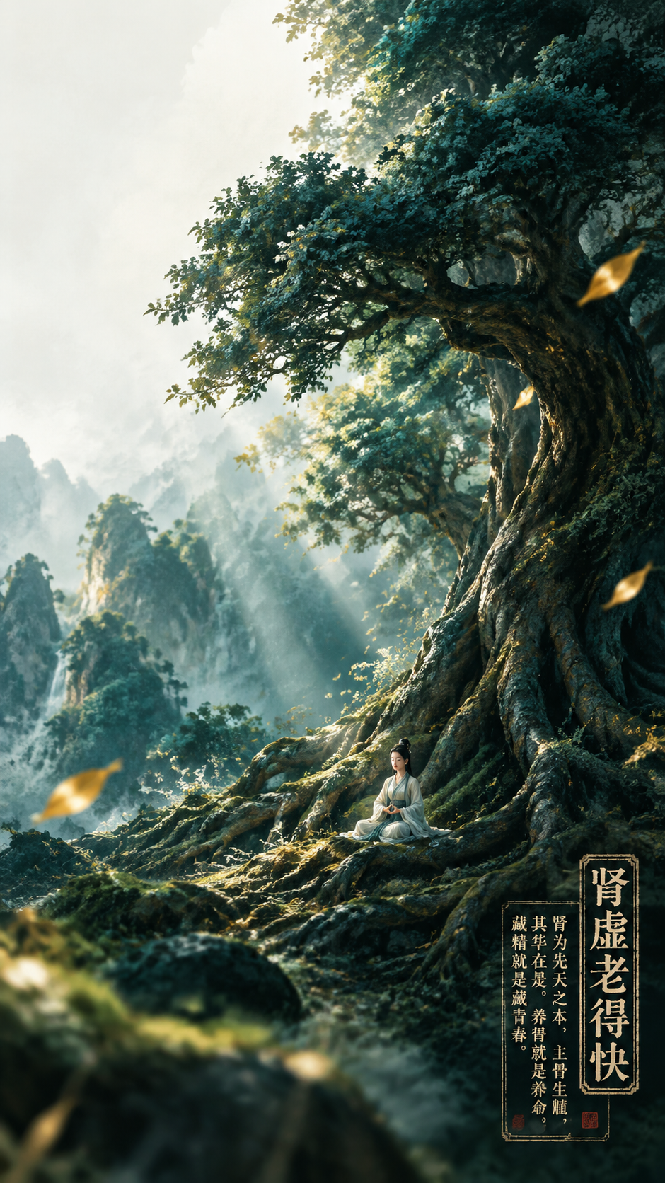 国风新中式工笔风格，微距摄影质感，神话般的场景，雄奇的想象，物… - 图片创意预览