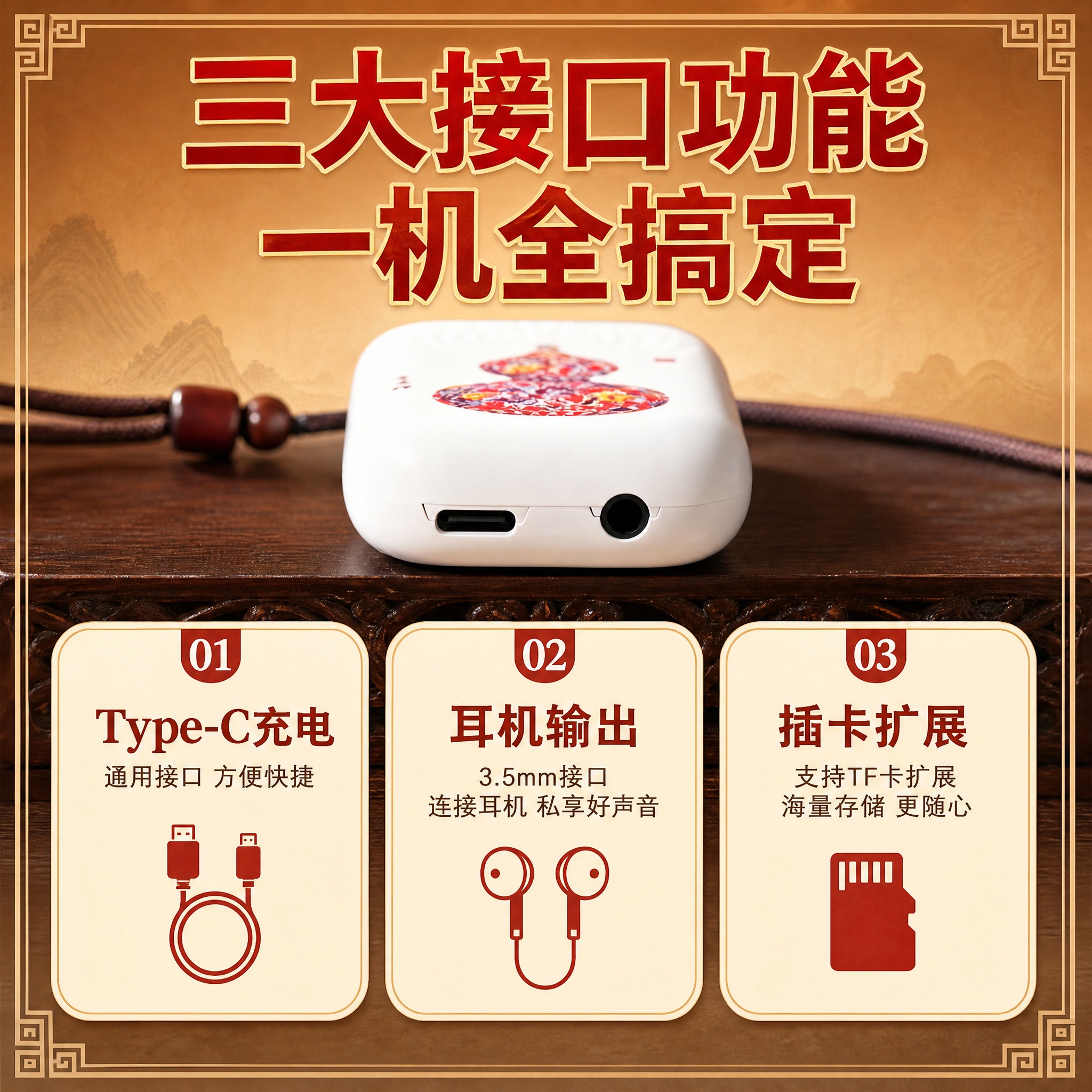 [主图-6 接口功能总结] 拼多多1:1主图，用信息图方式总结… - 图片创意预览