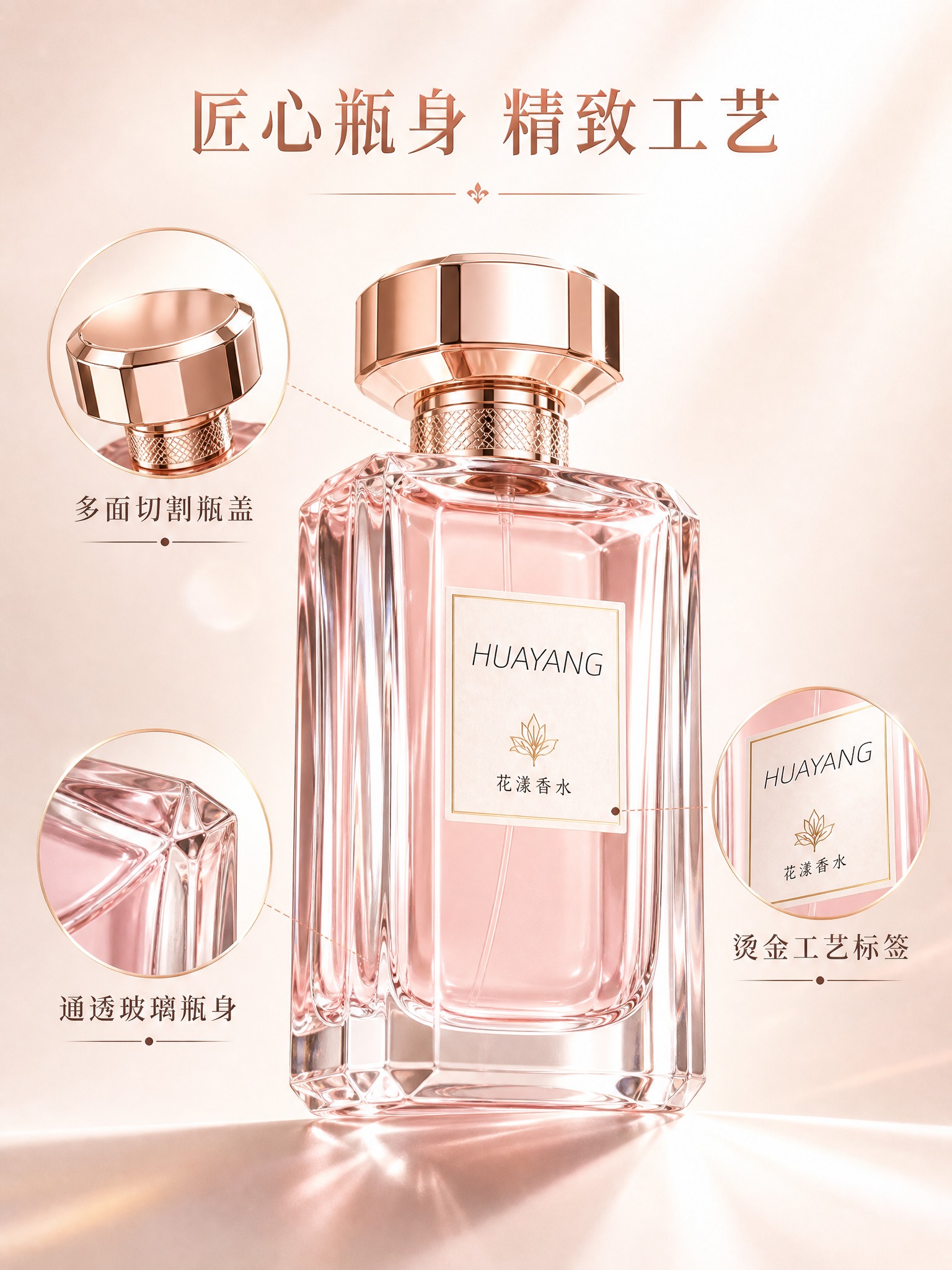 [主图-5] 瓶身细节特写 精致工艺展示 [统一基调] 整体风… - 图片创意预览