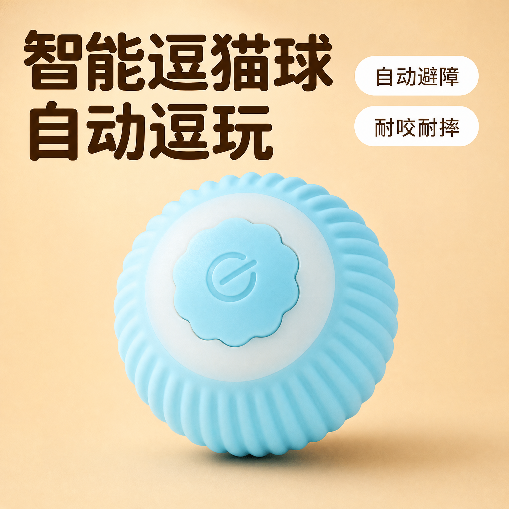 [主图-1] 智能自动逗猫球 首图点击率 产品大主体展示 突出… - 图片创意预览