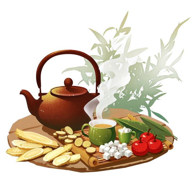 我让你，把这一块，改成茯苓，就只要茯苓原料，不要杯子，懂吗预览效果