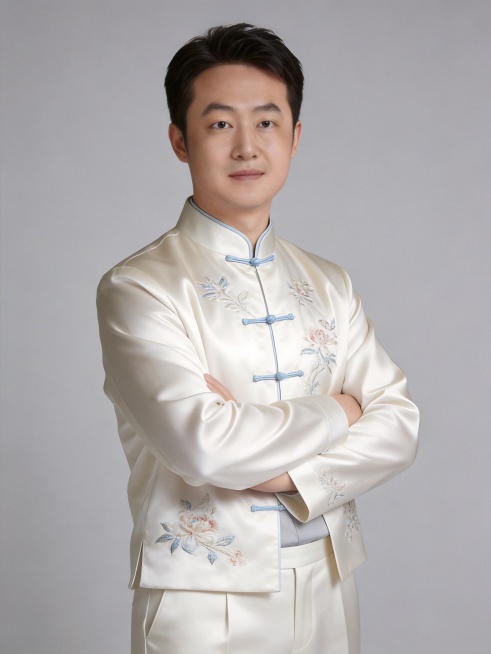 参考图中保留人物脸型、发型、年龄等特征生成职场形象照,标准焦段50mm,f/4光圈(f/2.8-f/4区间),平视视角(镜头与人物视线齐平);人物占画面70%,人物居中(居中构图),位于画面中心,为视预览效果