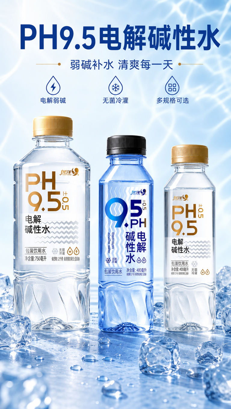 [商品] 使用【图1】三款优洋电解碱性水全家福，从左至右依次为… - 图片创意预览