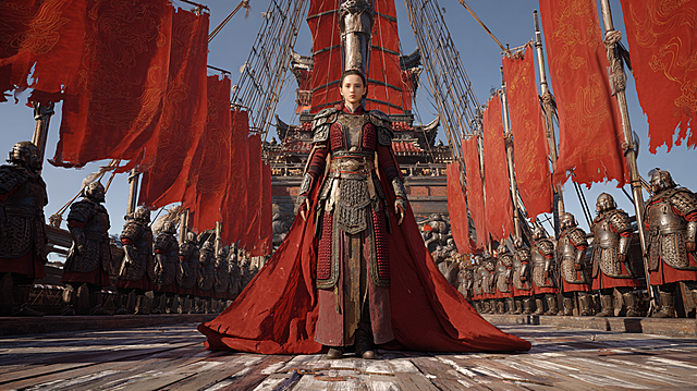 英姿飒爽的女子