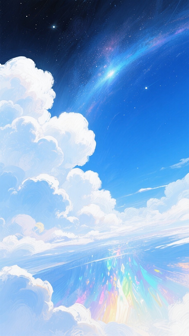 天空，宇宙，圣洁，云朵