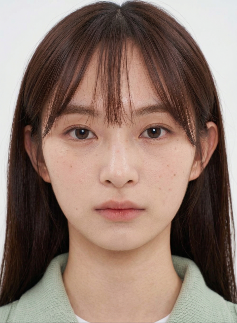 生为人脸，严格 1:1 还原原图人脸与发型，完整露出头发，不修改五官、脸型、表情与发色。超高分辨率，极致真实皮肤质感，清晰可见毛孔、皮肤纹理、雀斑、痘印、细纹、肤色不均、原生瑕疵，不磨皮、不美颜、不柔预览效果
