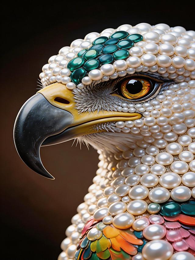 减少画面中的珍珠数量，其他内容保持不变