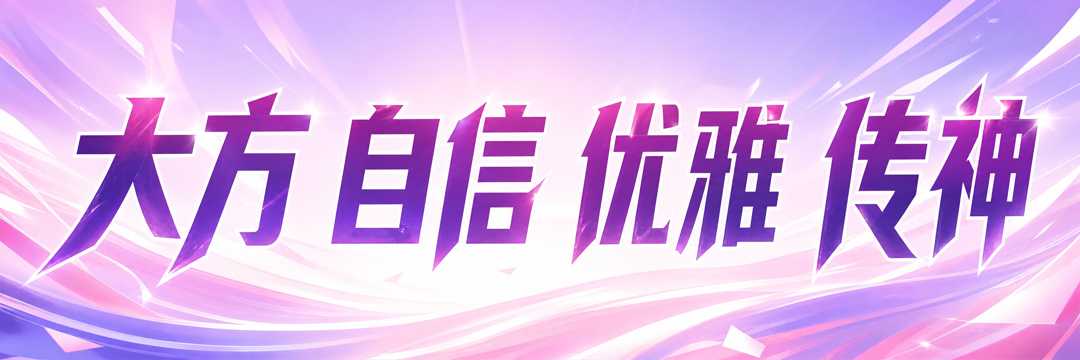 青春励志横幅海报，超宽横版。画面中央是超大号加粗艺术字体主标题… - 图片创意预览