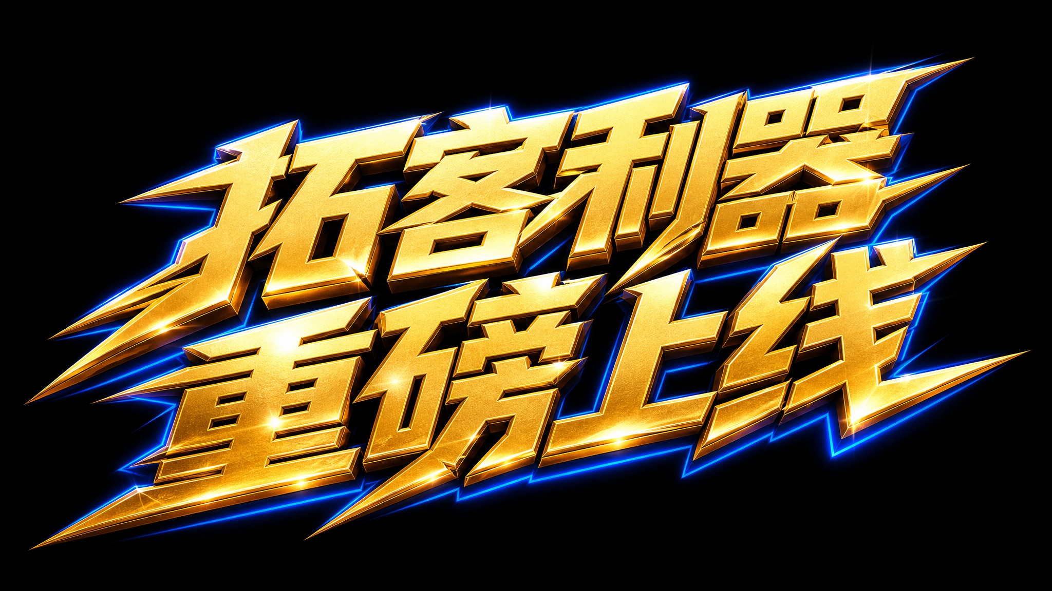 金色立体金属质感字体，纯黑色背景，干净的背景，创意黑体字体设计… - 图片创意预览